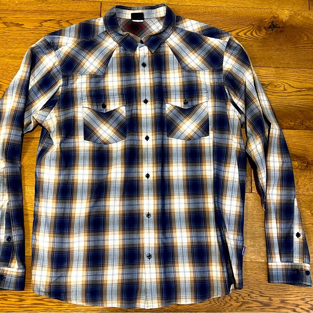 Patagonia plaid shirt XL